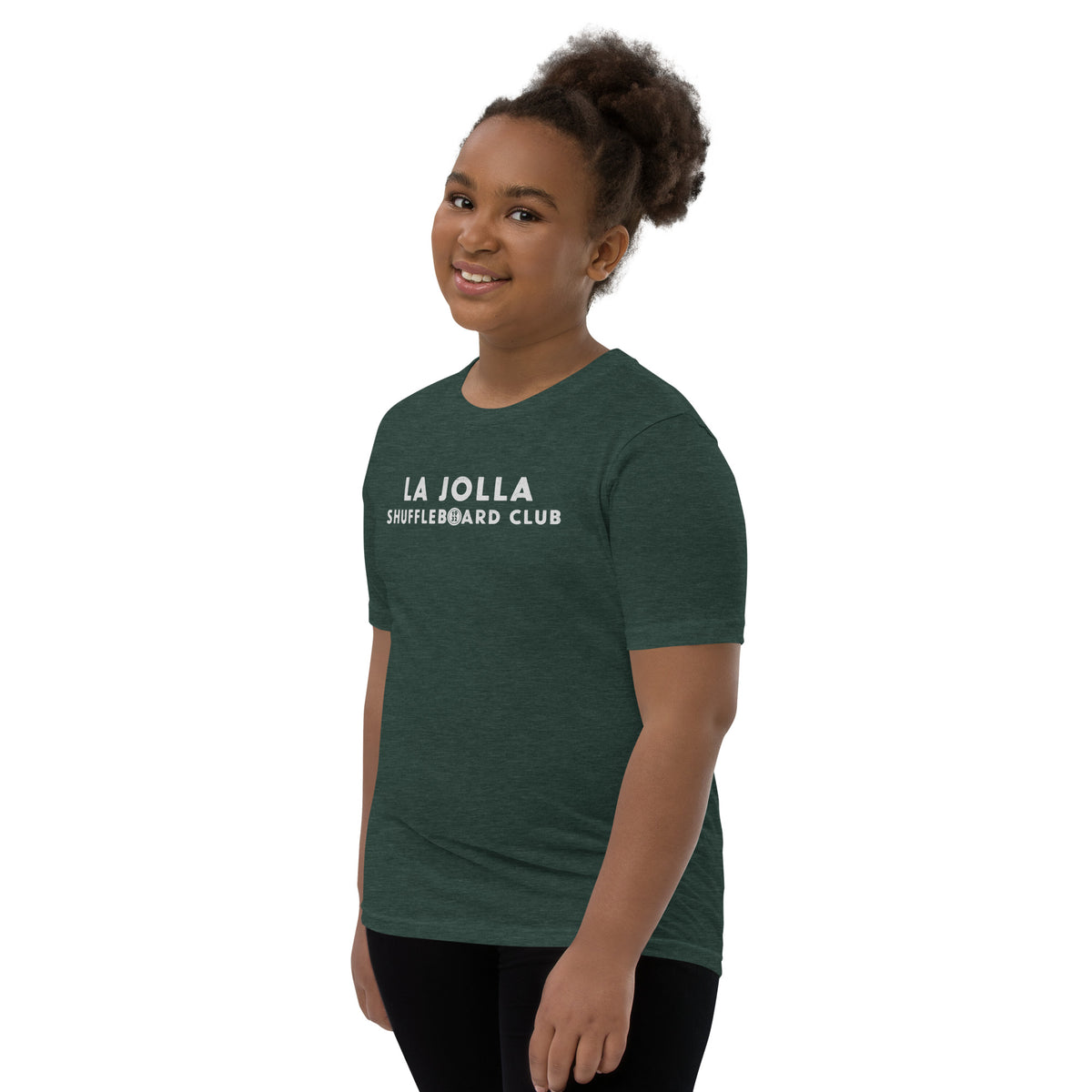 La Jolla Shuffleboard Club 1932 California vintage graphic, printed on a SodaPop Cool kids t-shirt.