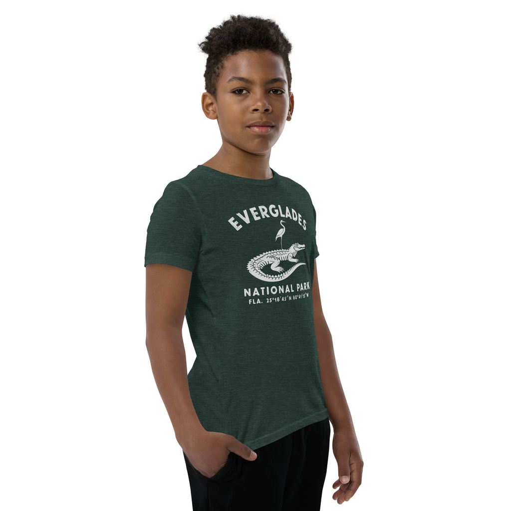 Everglades National Park Florida vintage graphic, printed on a SodaPop Cool kids t-shirt.