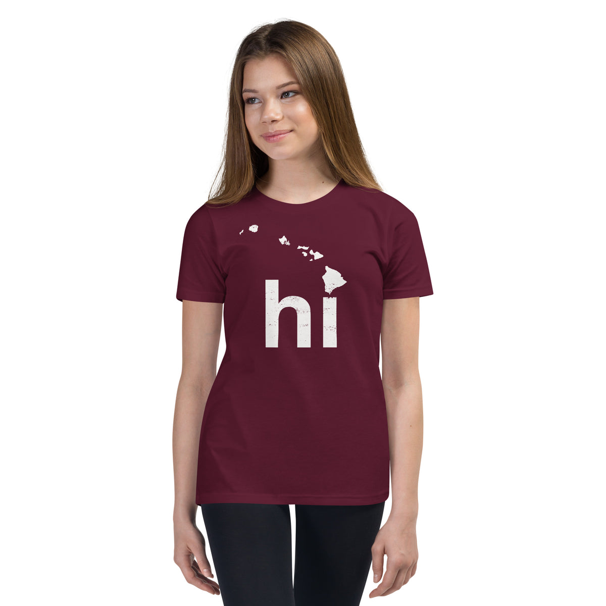 Aloha Hawaii Islands vintage graphic, printed on a SodaPop Cool kids t-shirt.