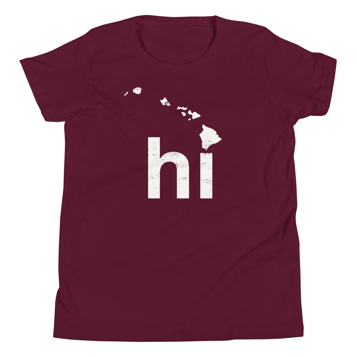 Aloha Hawaii Islands vintage graphic, printed on a SodaPop Cool kids t-shirt.