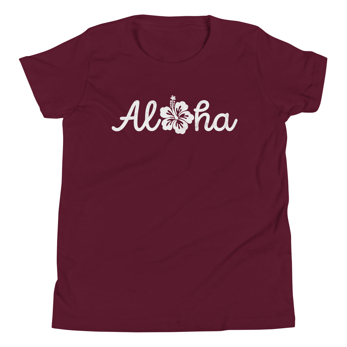 Aloha Hawaii Hibiscus Flower vintage graphic, printed on a SodaPop Cool kids t-shirt.