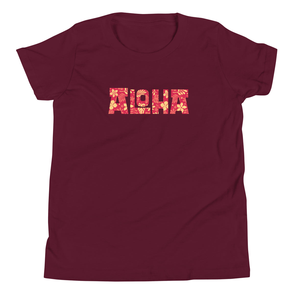 Aloha Hawaii Billboard Flowers vintage graphic, printed on a SodaPop Cool kids t-shirt.