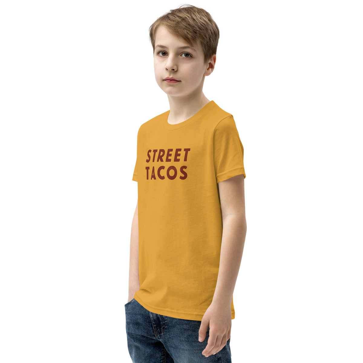 Street Tacos vintage graphic, printed on a SodaPop Cool kids t-shirt.