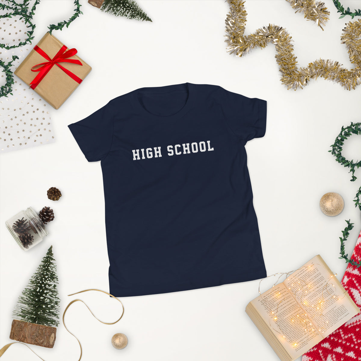 High School vintage graphic, printed on a SodaPop Cool kids t-shirt.