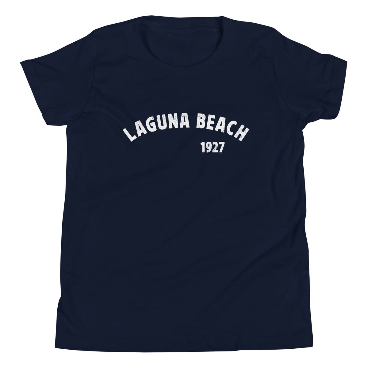 Laguna Beach 1927 California vintage graphic, printed on a SodaPop Cool kids t-shirt.