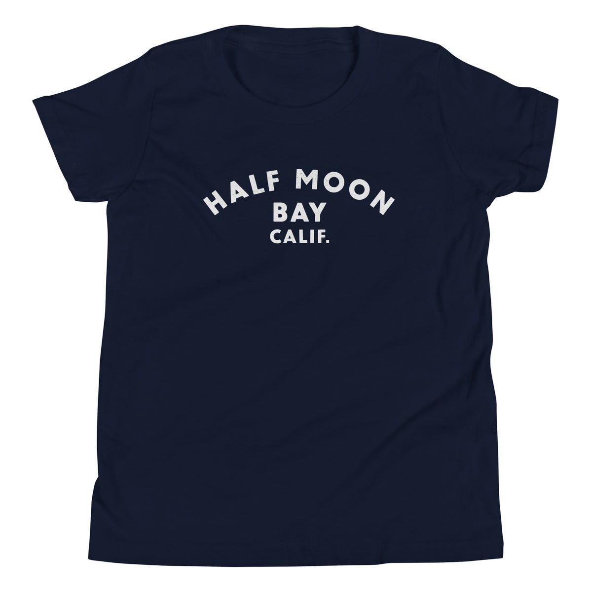 Half Moon Bay California vintage graphic, printed on a SodaPop Cool kids t-shirt.