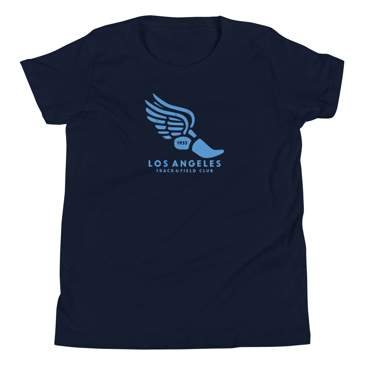 Los Angeles Track & Field 1955 California vintage graphic, printed on a SodaPop Cool kids t-shirt.