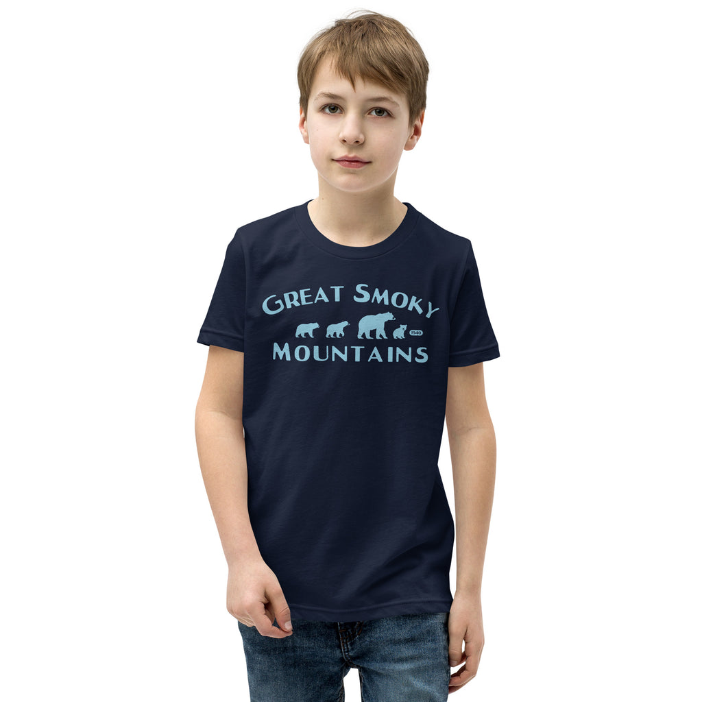 Great Smoky Mountains Park Bears vintage graphic, printed on a SodaPop Cool kids t-shirt.