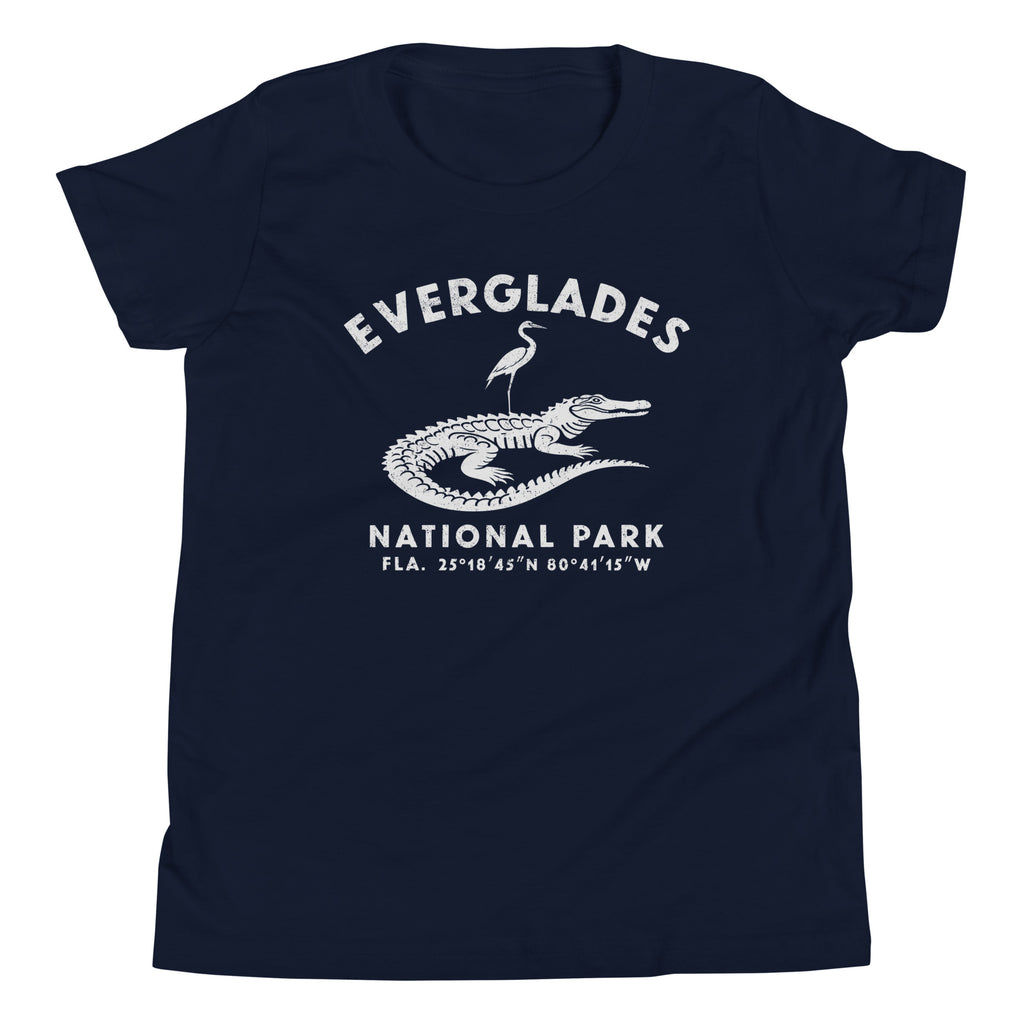 Everglades National Park Florida vintage graphic, printed on a SodaPop Cool kids t-shirt.