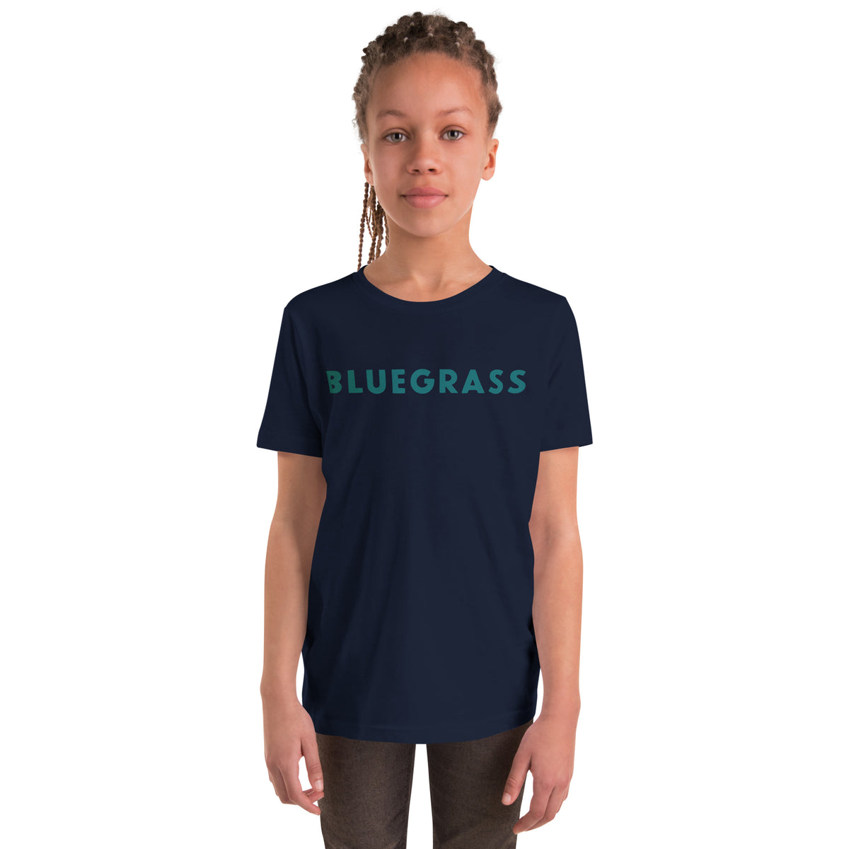Bluegrass vintage graphic, printed on a SodaPop Cool kids t-shirt.