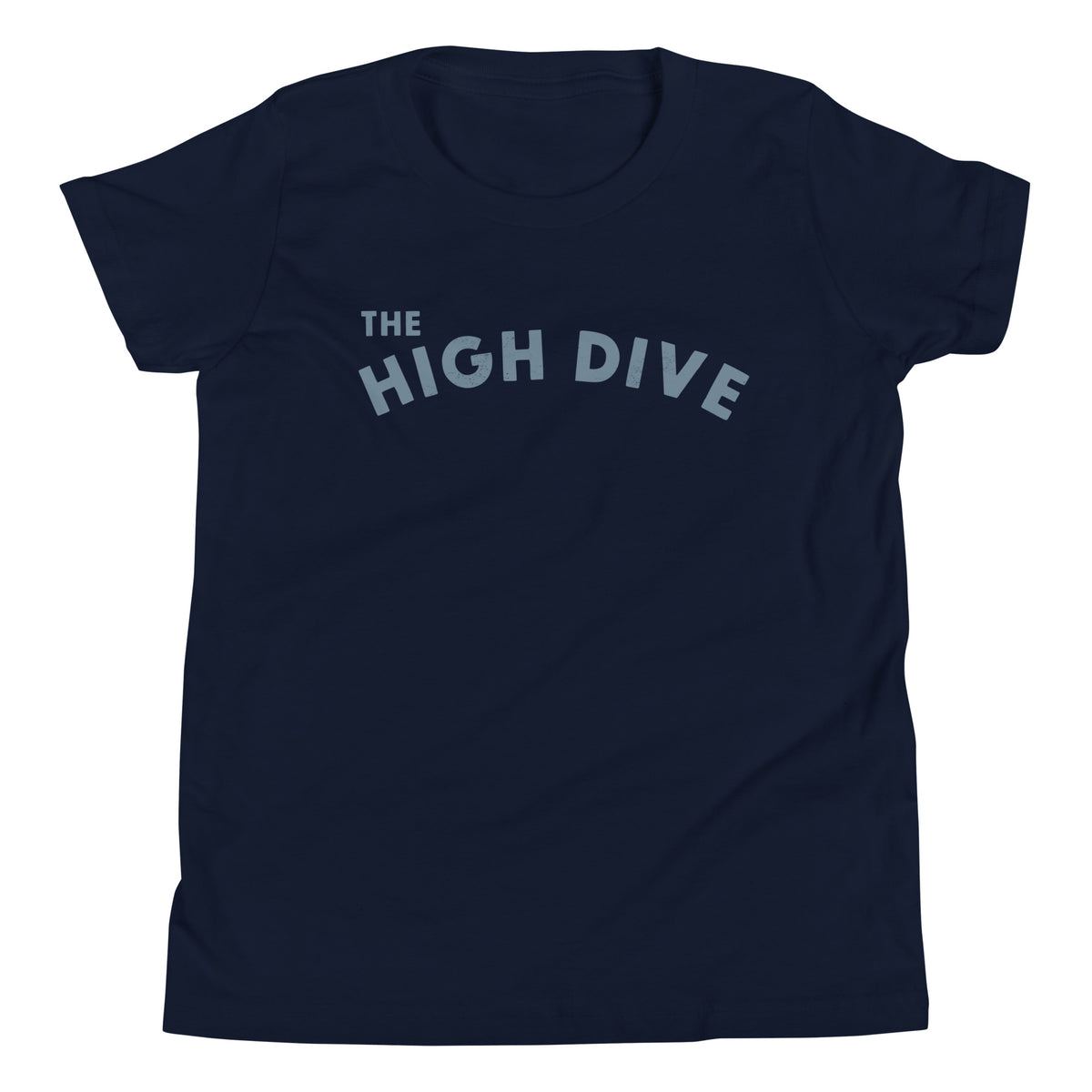The High Dive vintage graphic, printed on a SodaPop Cool kids t-shirt.
