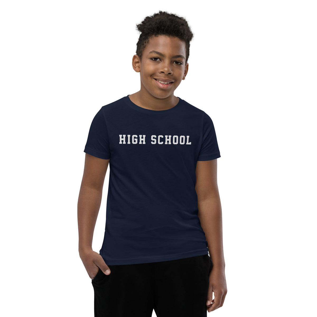 High School vintage graphic, printed on a SodaPop Cool kids t-shirt.