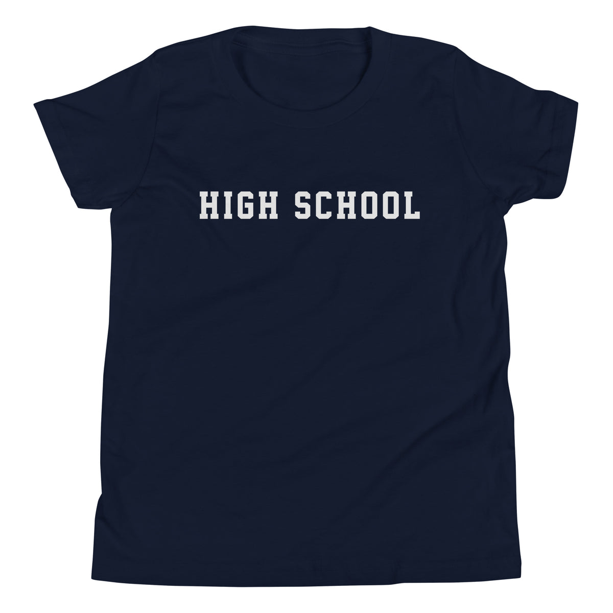 High School vintage graphic, printed on a SodaPop Cool kids t-shirt.