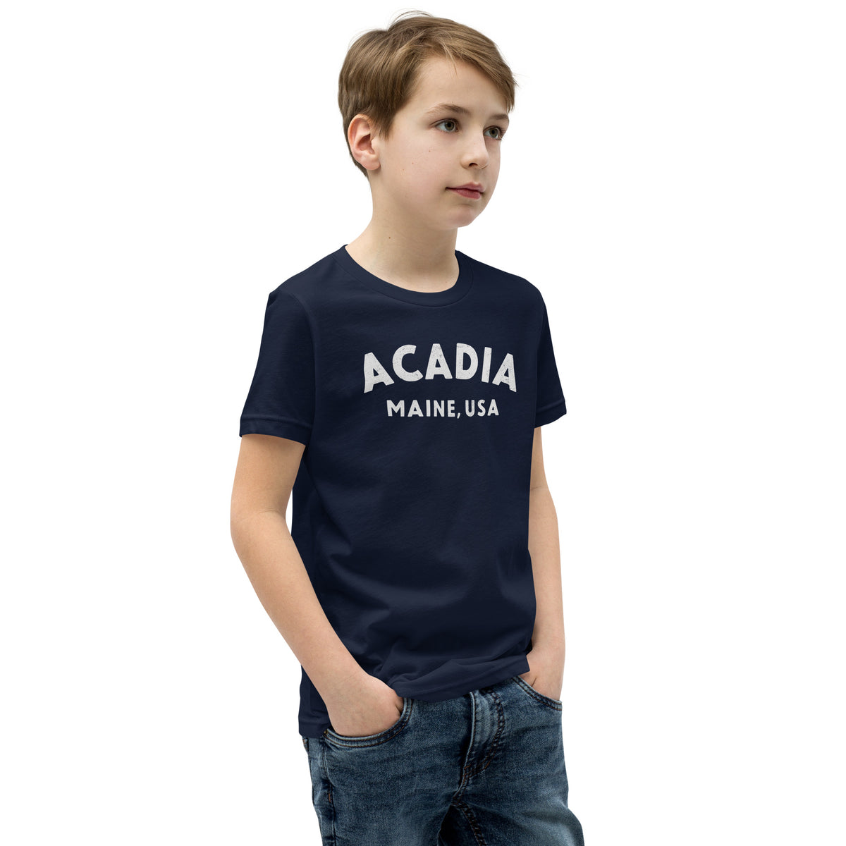 Acadia Maine Park vintage graphic, printed on a SodaPop Cool kids t-shirt.