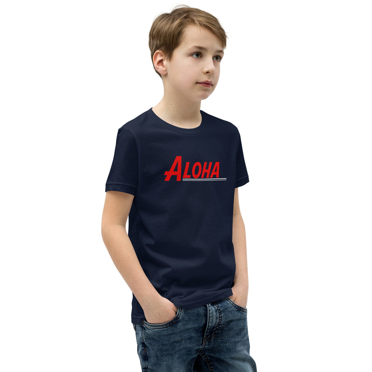Aloha Hawaii Retro vintage graphic, printed on a SodaPop Cool kids t-shirt.