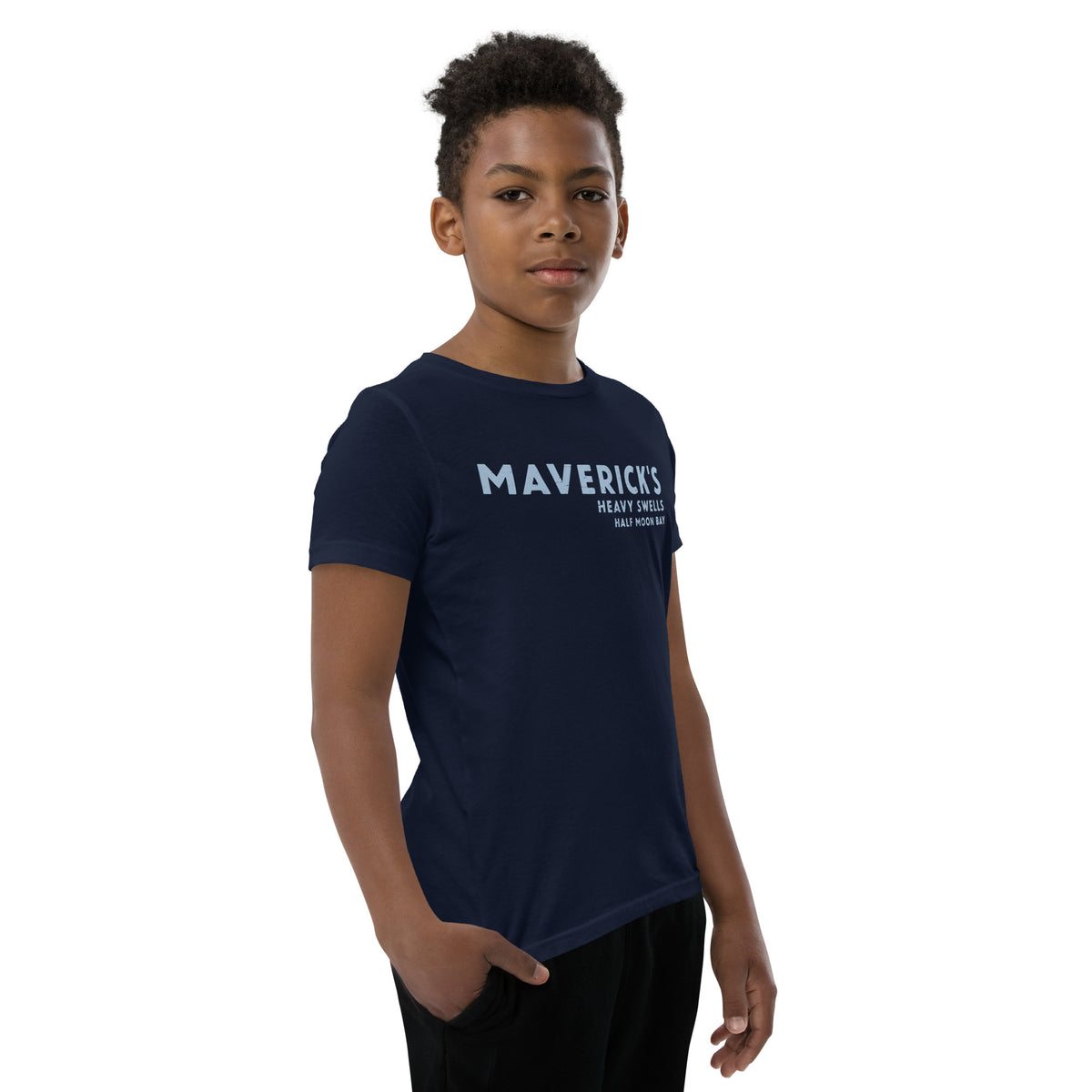 Maverick's Surfing California vintage graphic, printed on a SodaPop Cool kids t-shirt.