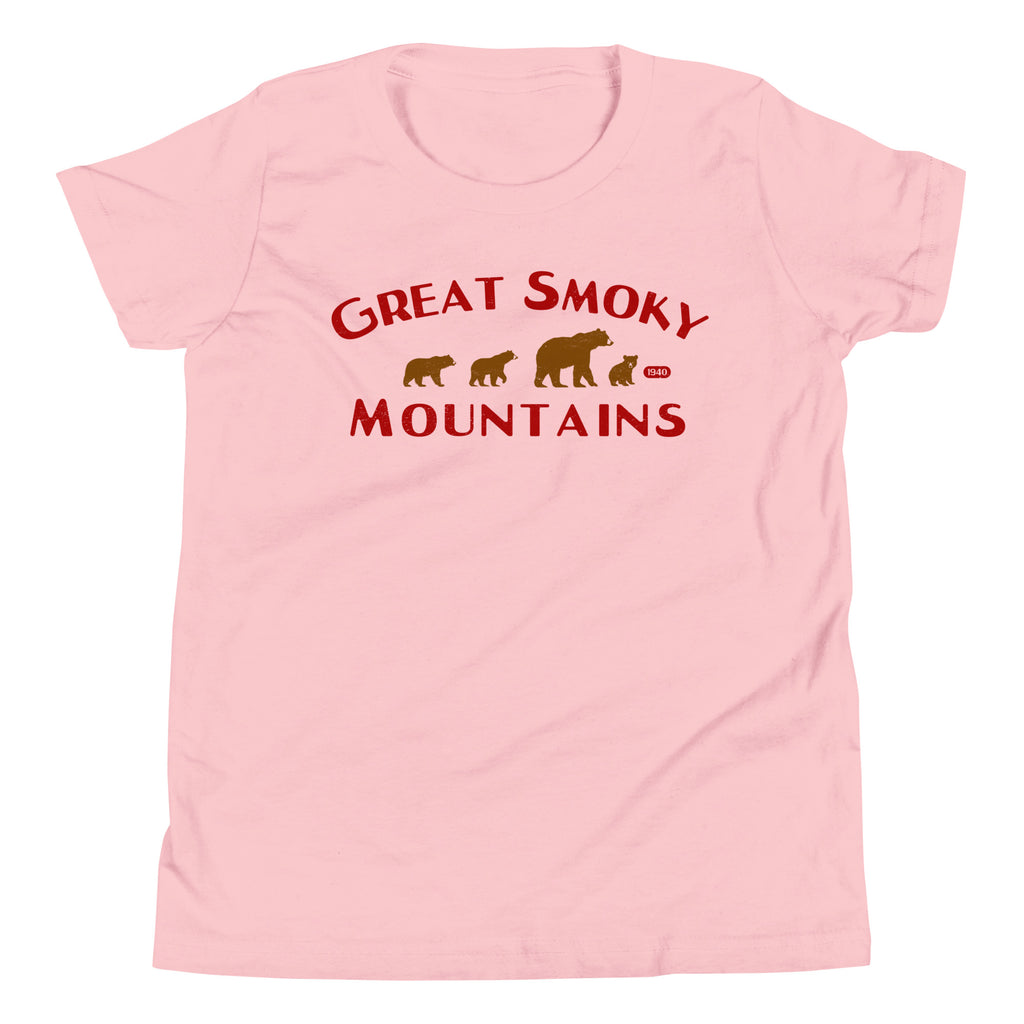 Great Smoky Mountains Park Bears vintage graphic, printed on a SodaPop Cool kids t-shirt.