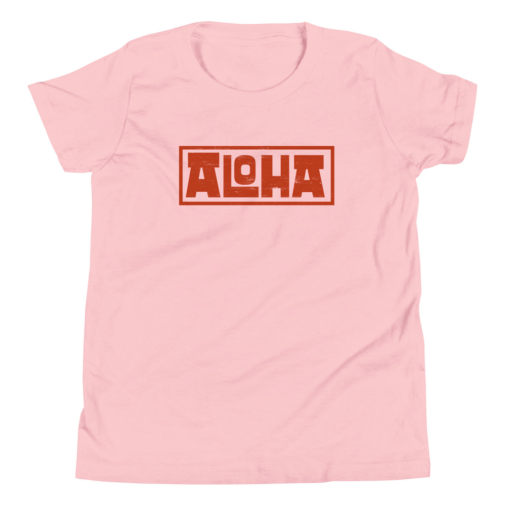 Aloha Hawaii Billboard vintage graphic, printed on a SodaPop Cool kids t-shirt.
