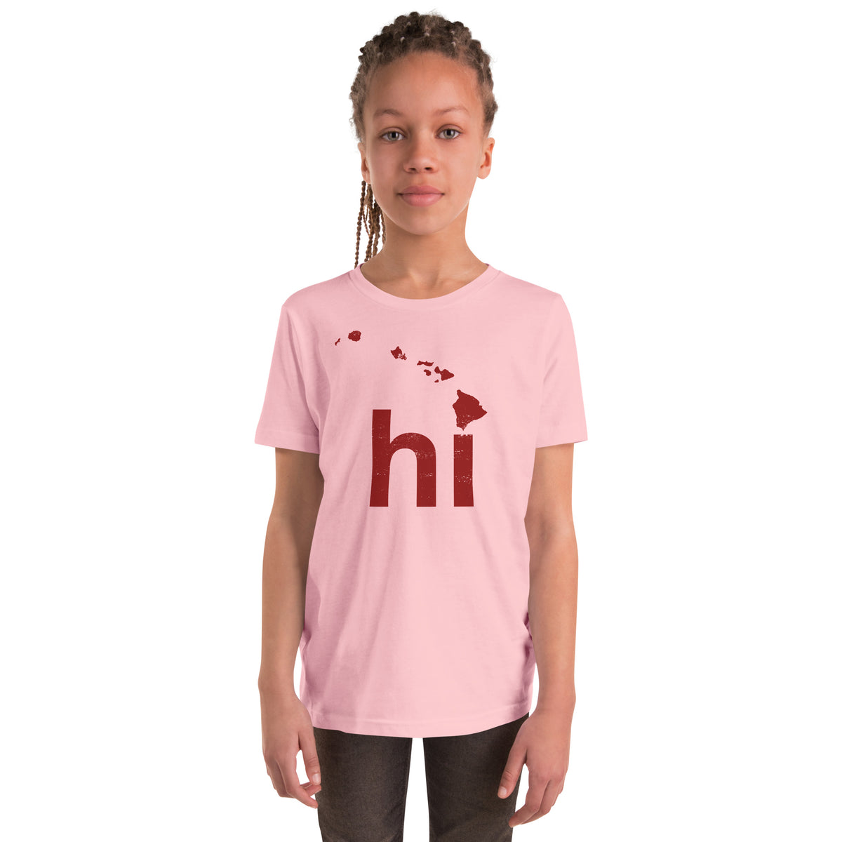 Aloha Hawaii Islands vintage graphic, printed on a SodaPop Cool kids t-shirt.