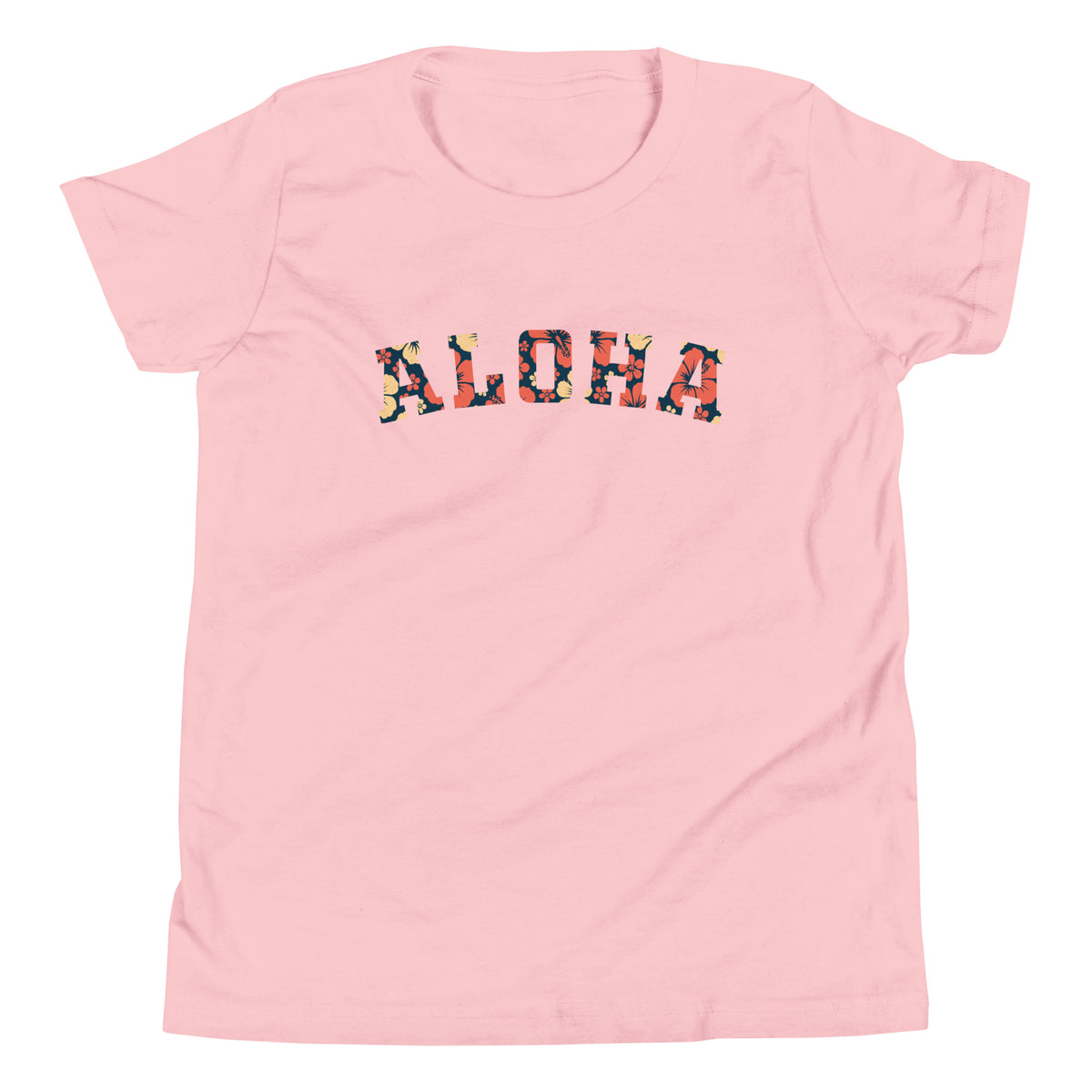 Aloha Hawaii Block vintage graphic, printed on a SodaPop Cool kids t-shirt.