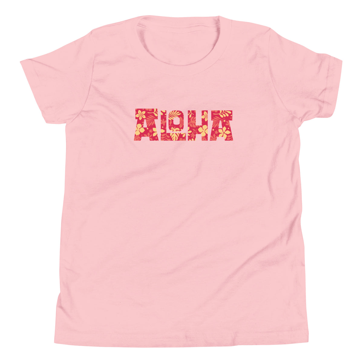 Aloha Hawaii Billboard Flowers vintage graphic, printed on a SodaPop Cool kids t-shirt.