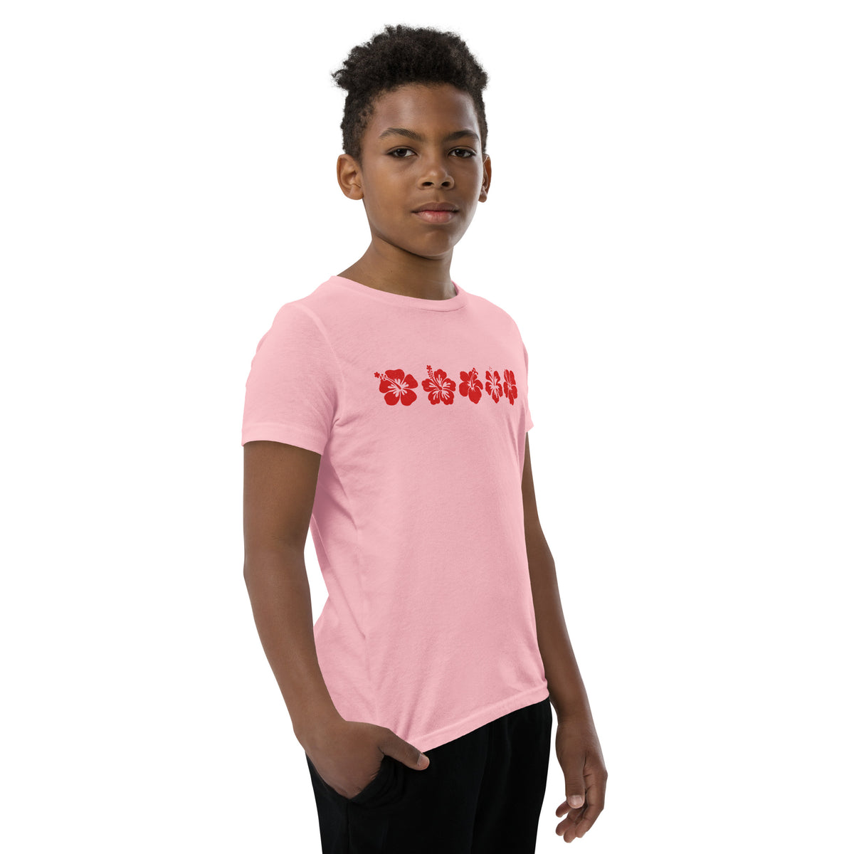 Aloha Hawaii Flowers vintage graphic, printed on a SodaPop Cool kids t-shirt.