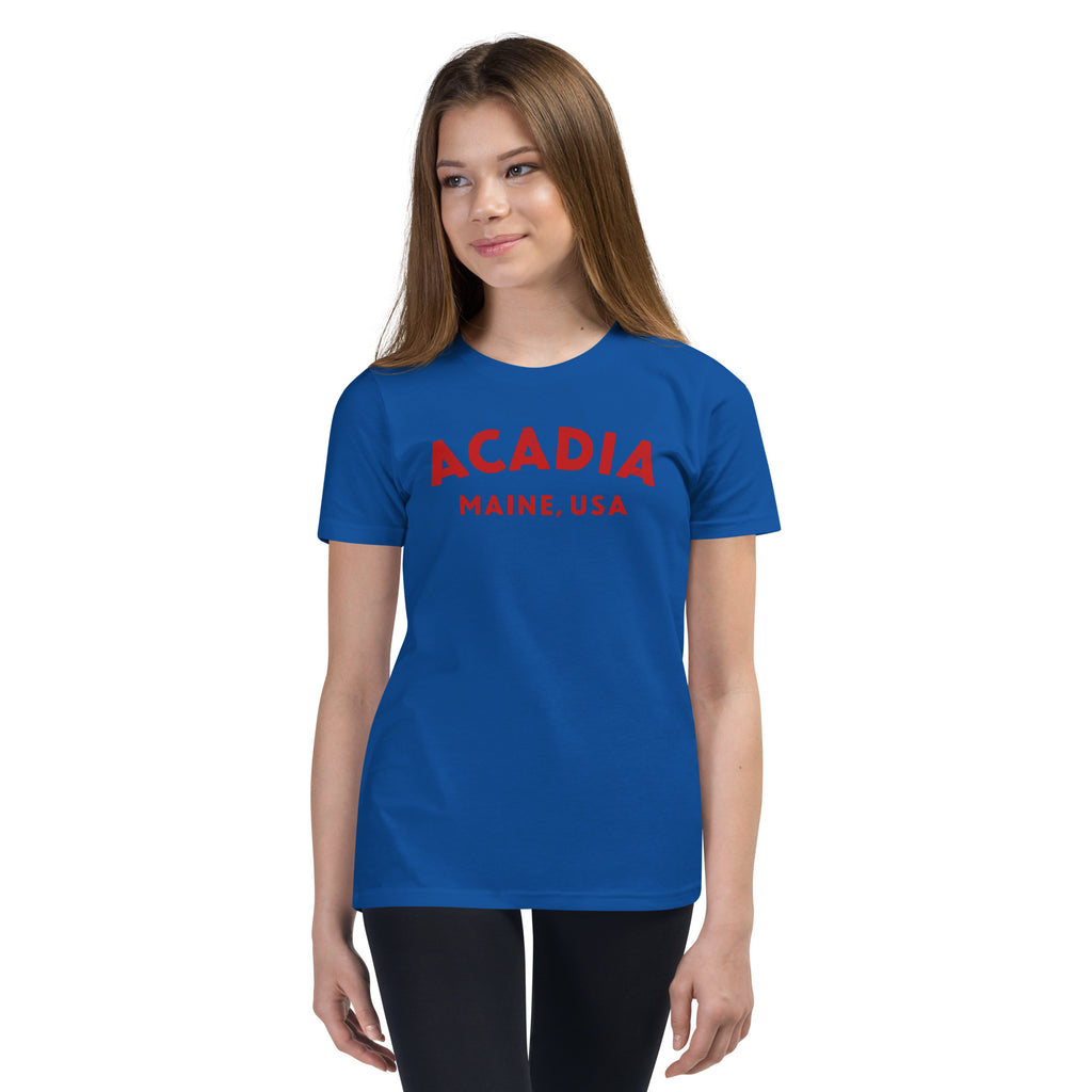 Acadia Maine Park vintage graphic, printed on a SodaPop Cool kids t-shirt.