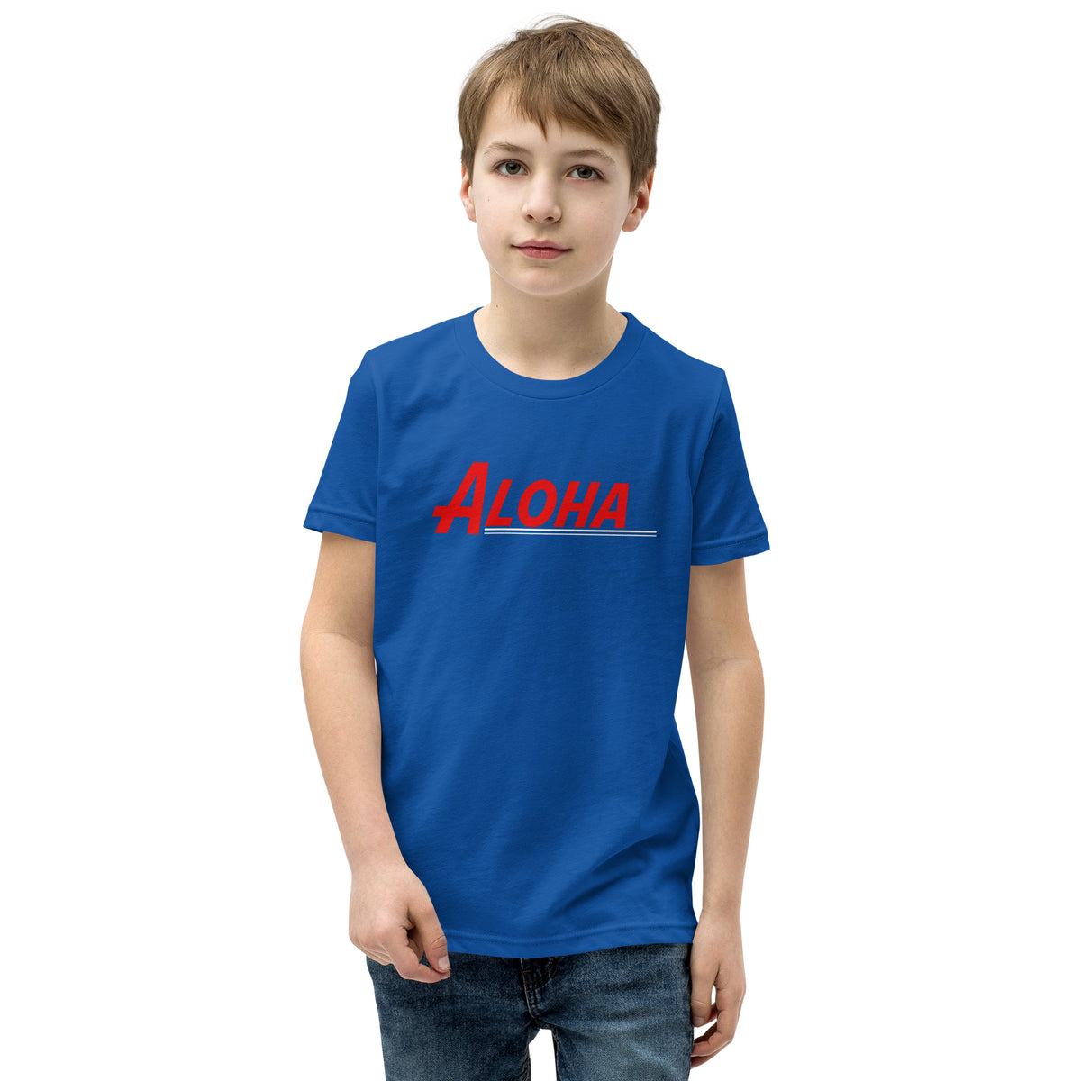 Aloha Hawaii Retro vintage graphic, printed on a SodaPop Cool kids t-shirt.