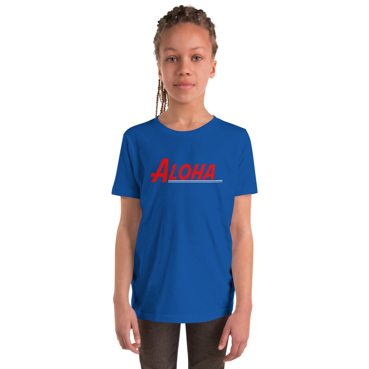 Aloha Hawaii Retro vintage graphic, printed on a SodaPop Cool kids t-shirt.