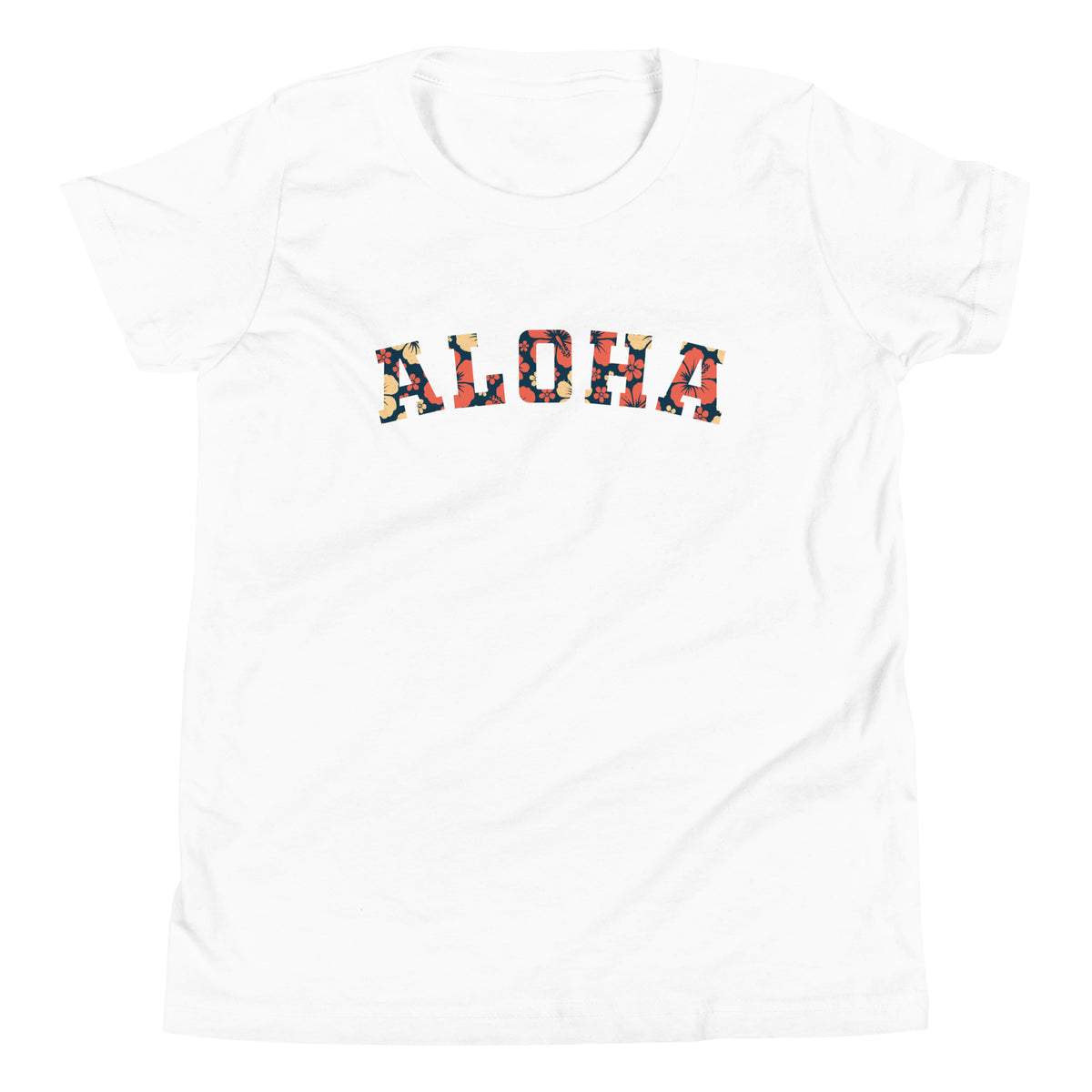 Aloha Hawaii Block vintage graphic, printed on a SodaPop Cool kids t-shirt.