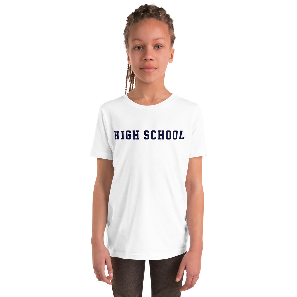 High School vintage graphic, printed on a SodaPop Cool kids t-shirt.